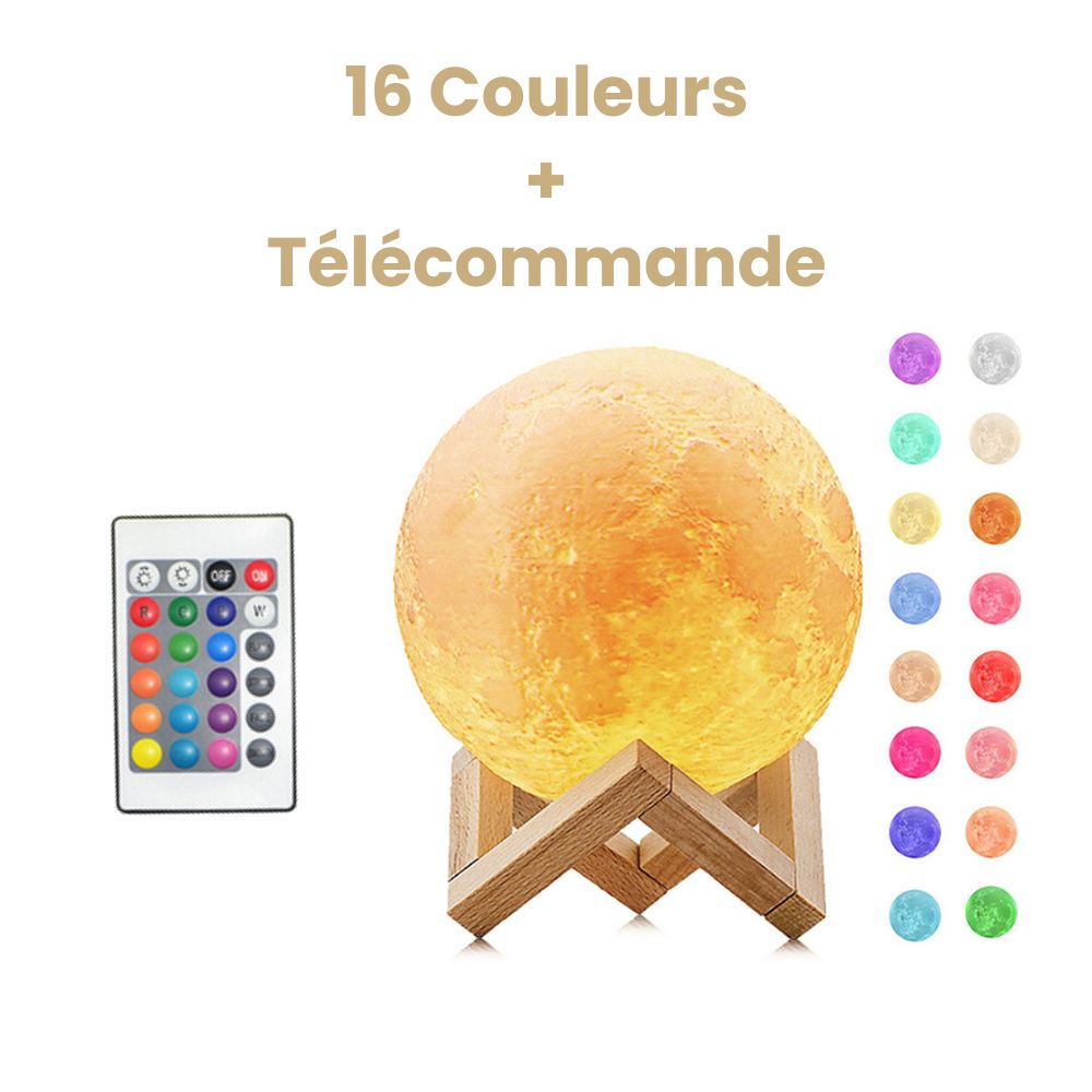 Lunas - Lampe de chevet en forme de lune