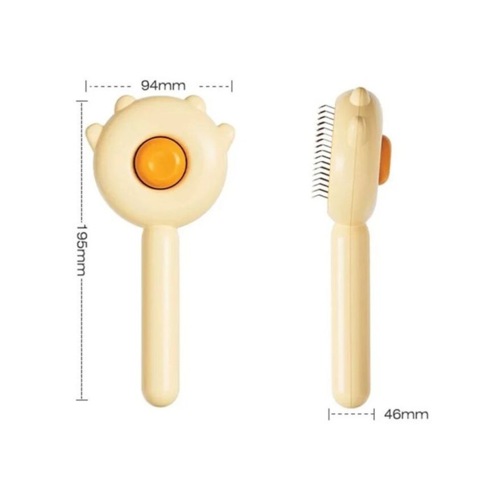 PeluFélin - Brosse pour chats auto-nettoyante